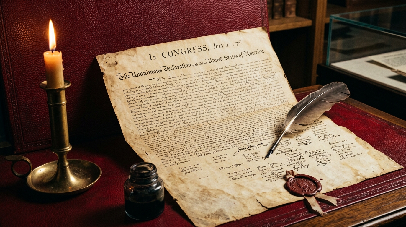 Declaration Manuscript Archival Parchment